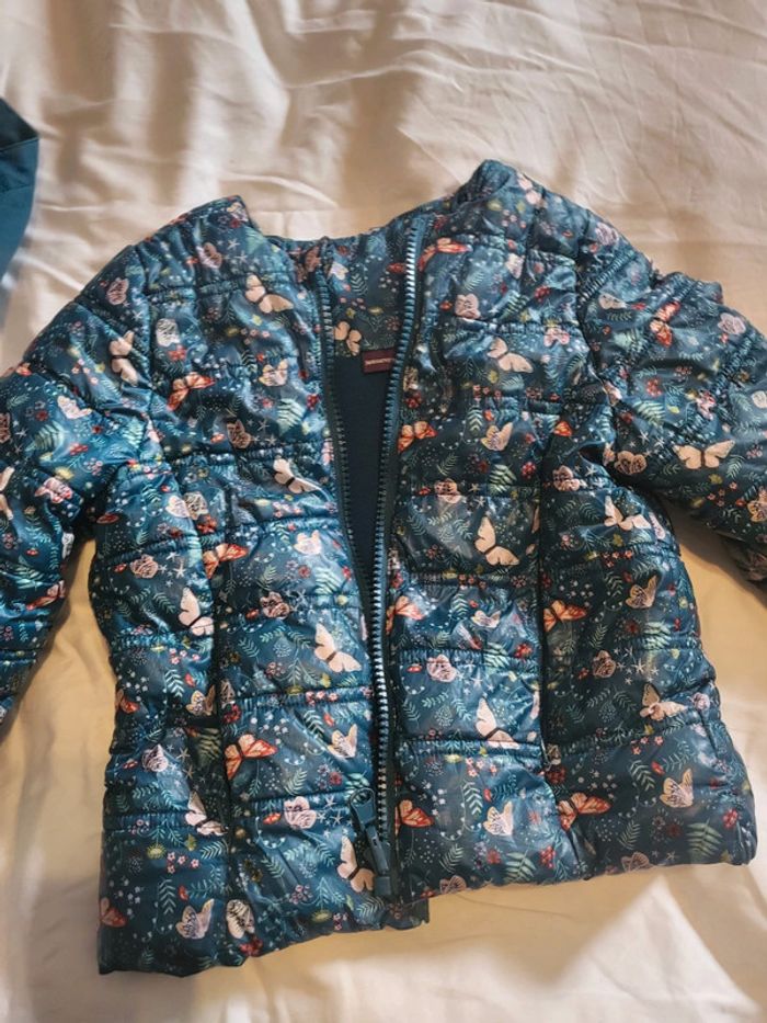Manteau Sergent major 2 en 1 turquoise - photo numéro 5