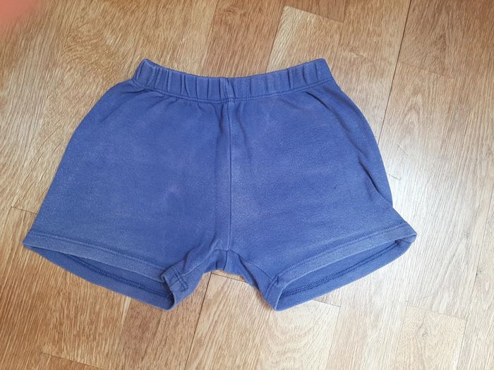 Short bleu 18mois