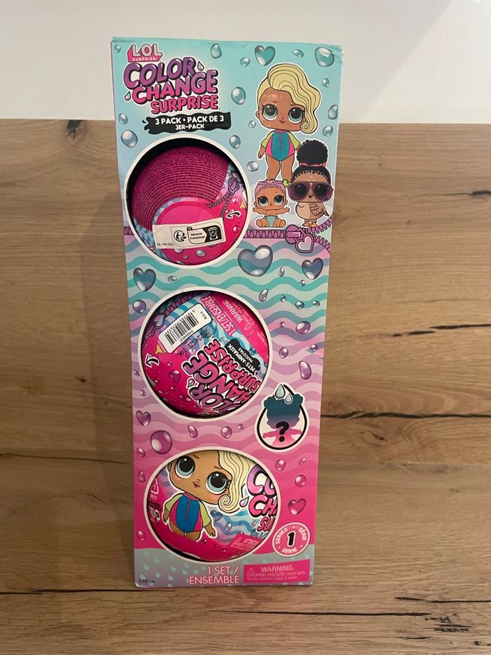 Poupée LOL - trio de boules surprises  color change