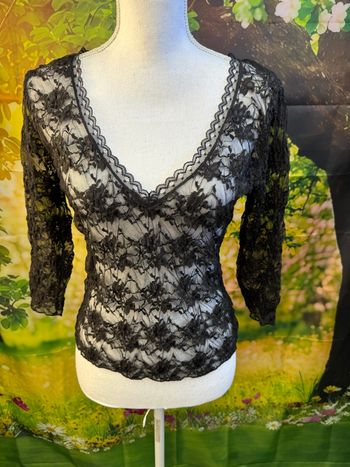 Blouse femme t 38 transparent 