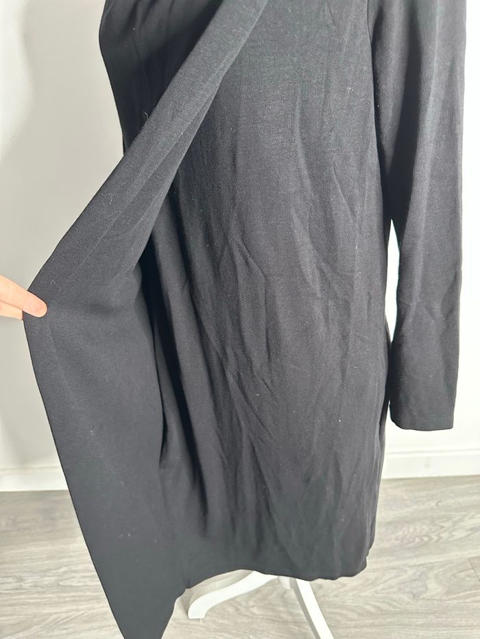 Robe drapée noire COS T38 M - photo numéro 5