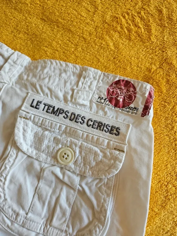 Short blanc Le Temps des Cerises - photo numéro 5