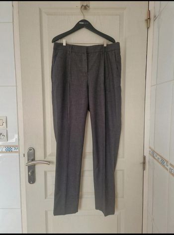 Neuf pantalon droit gris femme etam taille M/38