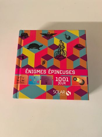 Livres énigmes épineuses 1001 jeux