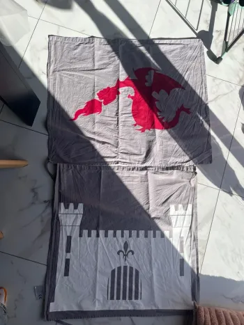 Lot de rideaux château fort pour lit en hauteur