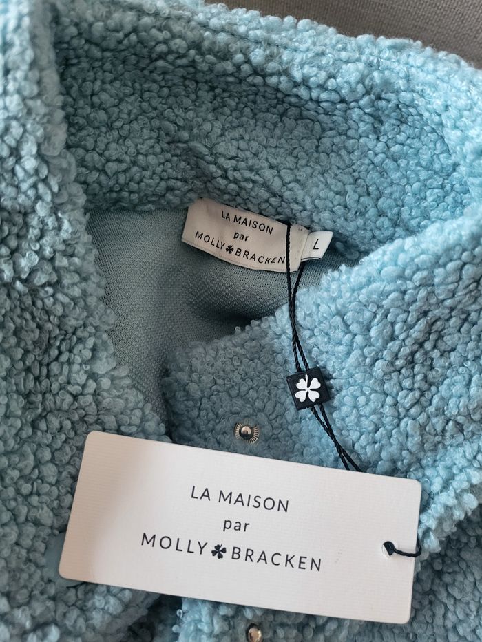 Sweat moumoute bleu taille 40 neuf - photo numéro 6