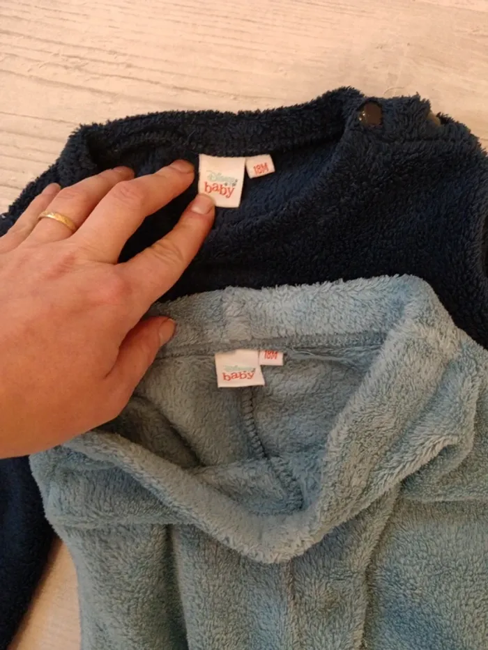 Pyjama chaud en polaire Mickey 18 mois - photo numéro 5