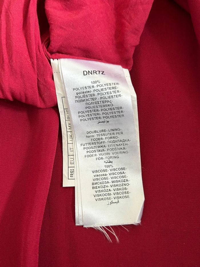 Robe bordeaux à manches longues Naf Naf taille 36 jamais portée - photo numéro 16