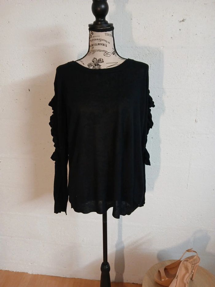 Pull noir kiabi taille XL Bon etat - photo numéro 10