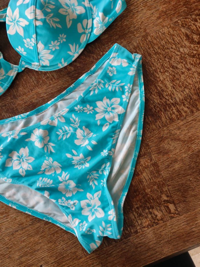 Maillot de bain deux pièces vintage taille 44 - photo numéro 3