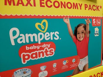 2 paquets pampers pants taille 5 
