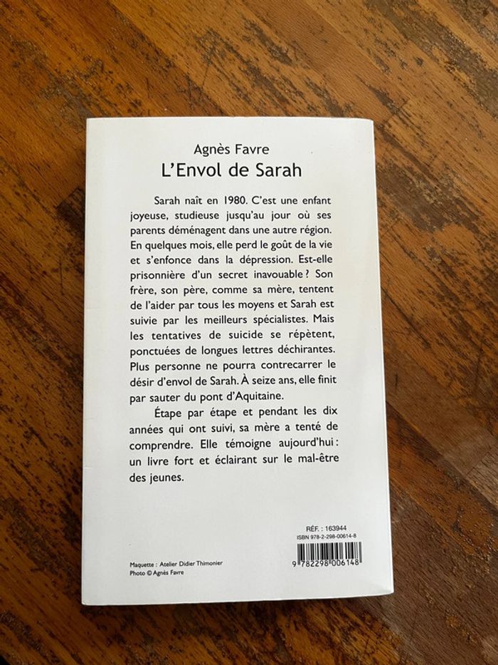 L’envol de Sarah - photo numéro 2