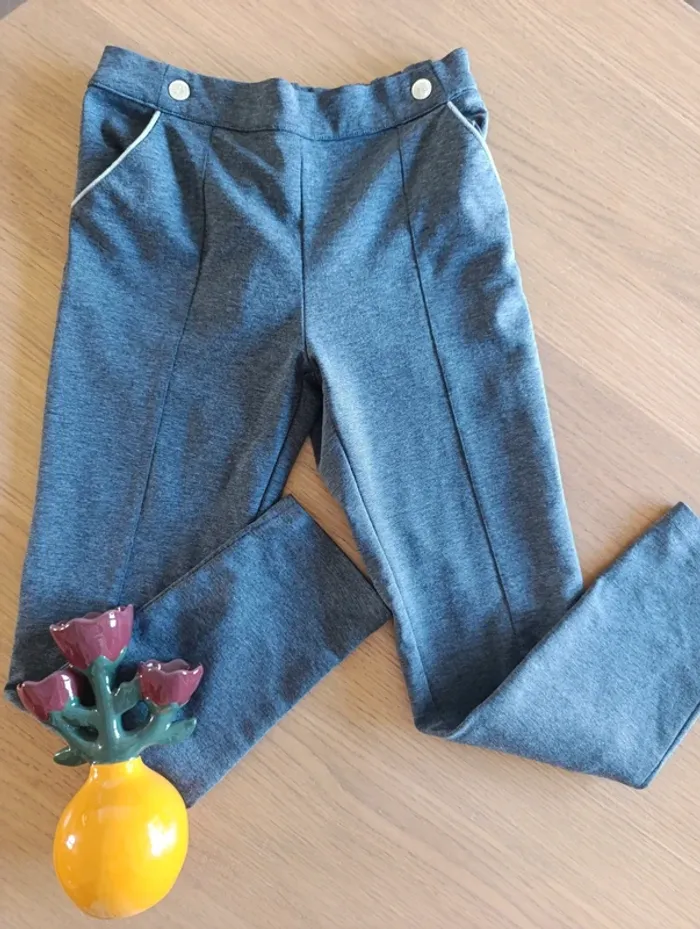 Pantalon Sergent Major 10 ans gris réglable