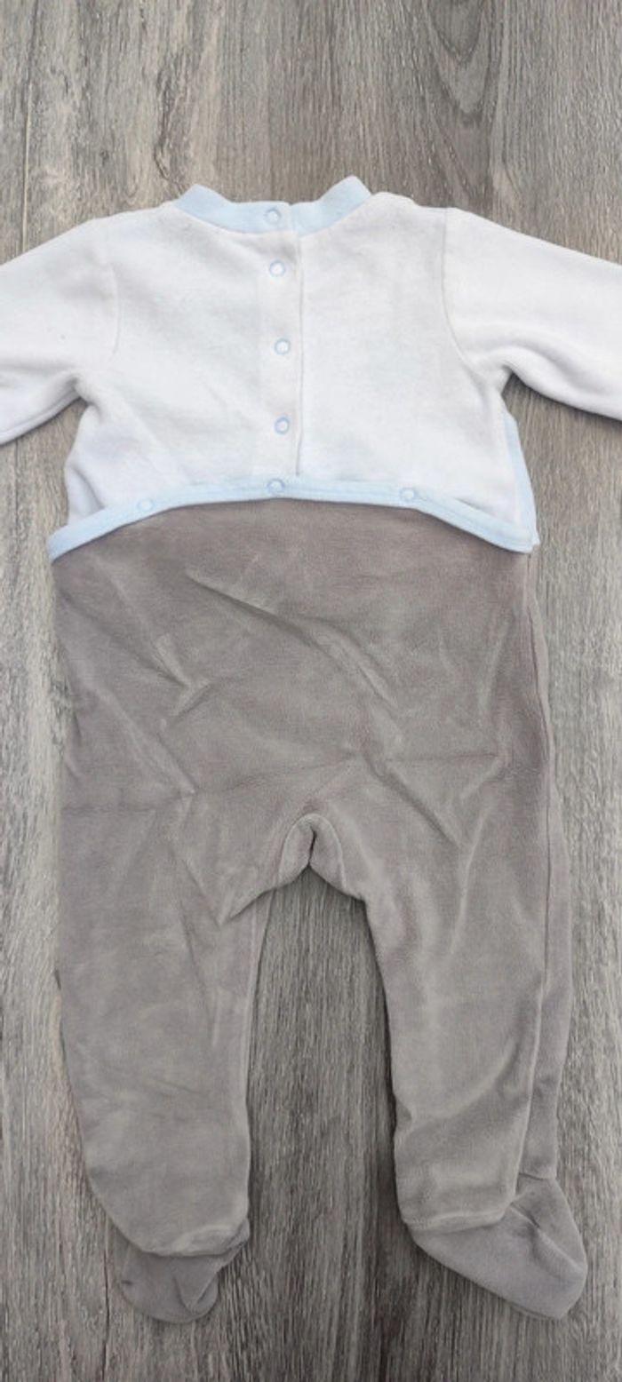 Pyjama velours 12M - photo numéro 3
