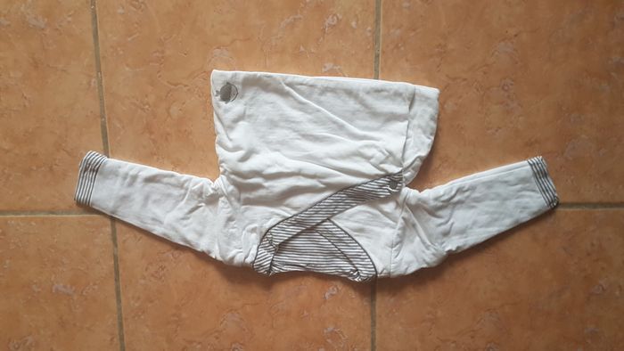 Manteau mi-saison bébé mixte 6 mois Blanc Okaïdi