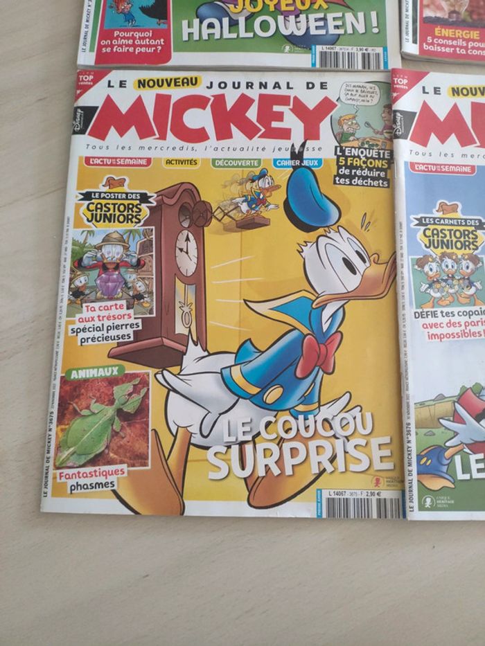 Lot de 9 nouveau journal de Mickey du 3670 au 3678 - photo numéro 6