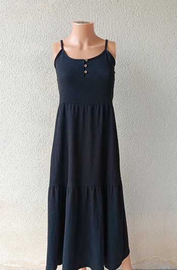 Robe longue noire XS