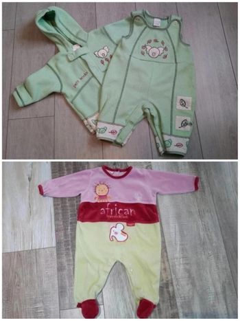 lot pyjama hiver fille taille 6 mois