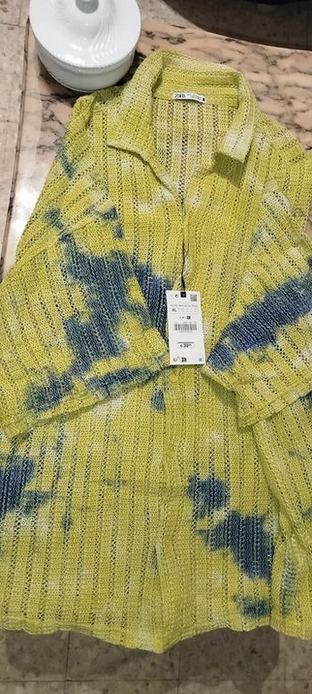 Chemise en maille manche courte Zara