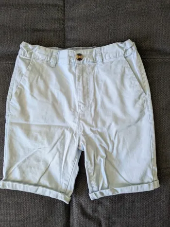 Short bleu clair 12 ans