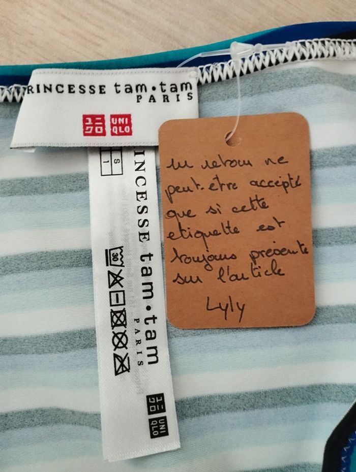 Bas de maillot de bain avec rayures taille s - photo numéro 5