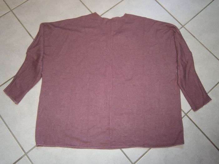 Pull Ml vieux rose coupe large Taille 40 - photo numéro 9