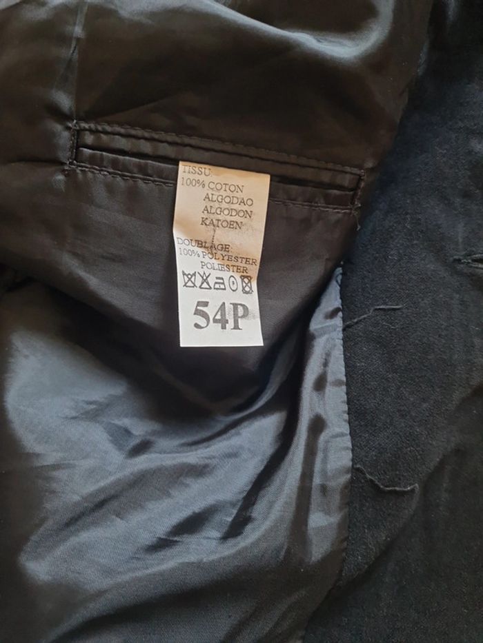 Veste noire type costume 54 xl - photo numéro 6