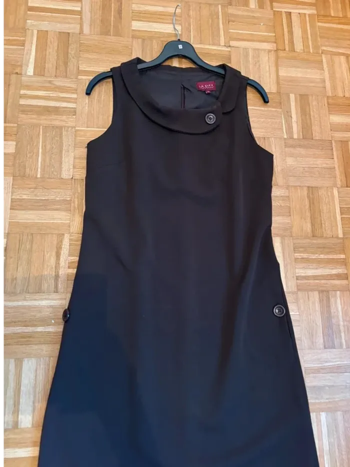 Robe droite marron T38 - photo numéro 6