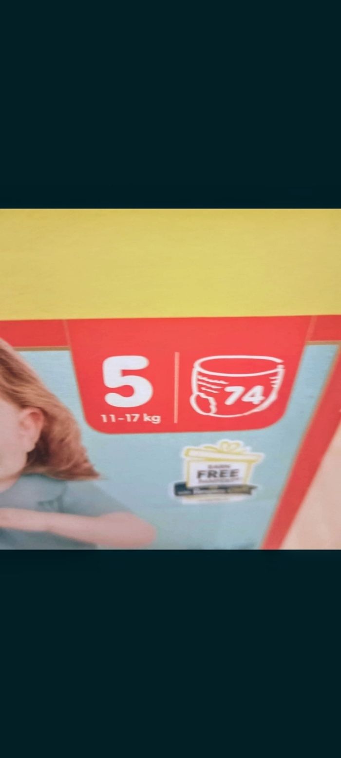 Lot pampers premium protection pants taille 5(148 couches) - photo numéro 2