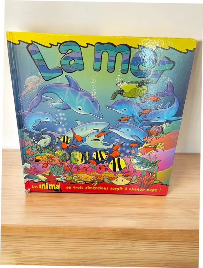 Livre animé pop up la mer édition piccolia