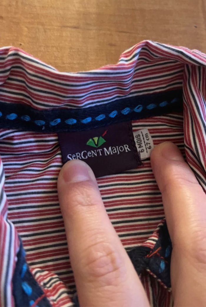 Chemise Sergent Major 6 mois - photo numéro 2