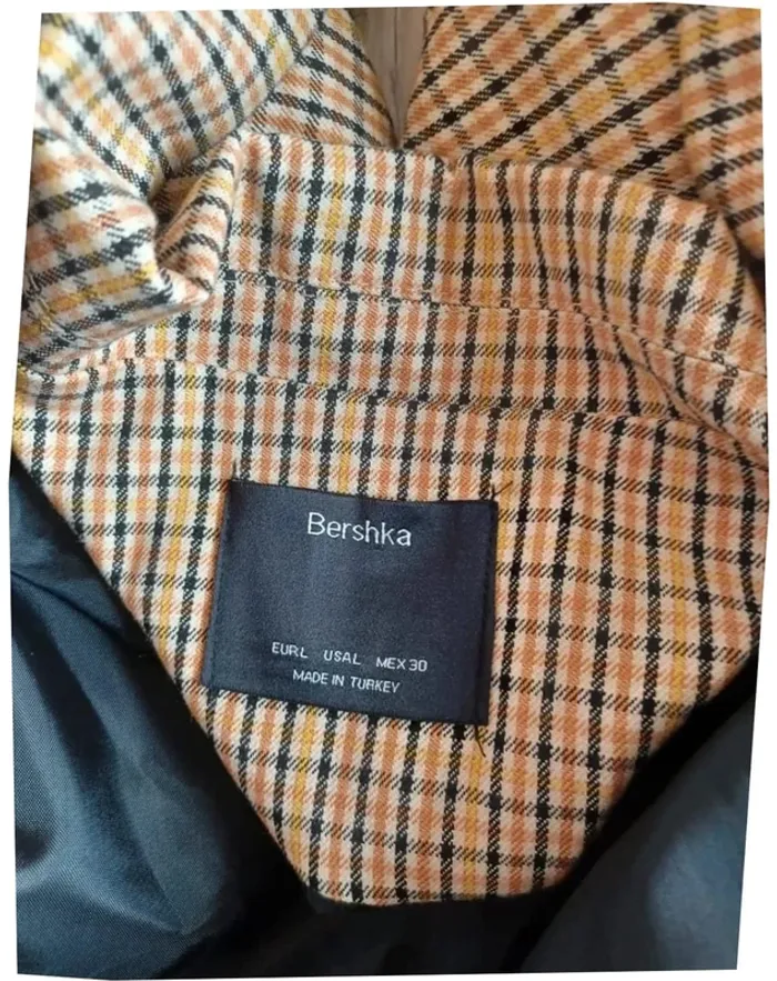 Blazer long à carreaux - photo numéro 4