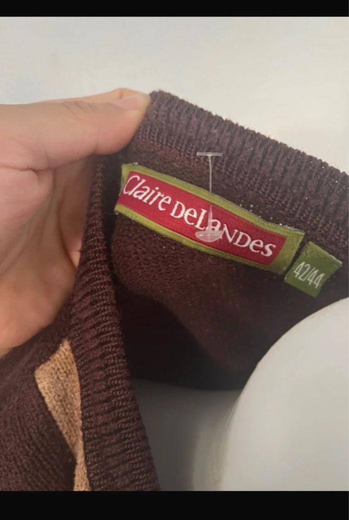 Pull d’hiver claire Delandes taille 42/44 - photo numéro 5