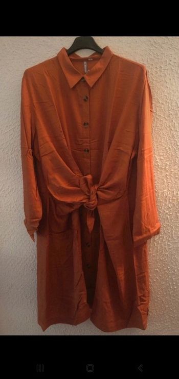 Robe chemise à pans T56