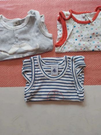 Lot de 3 body débardeur ikks 12mois