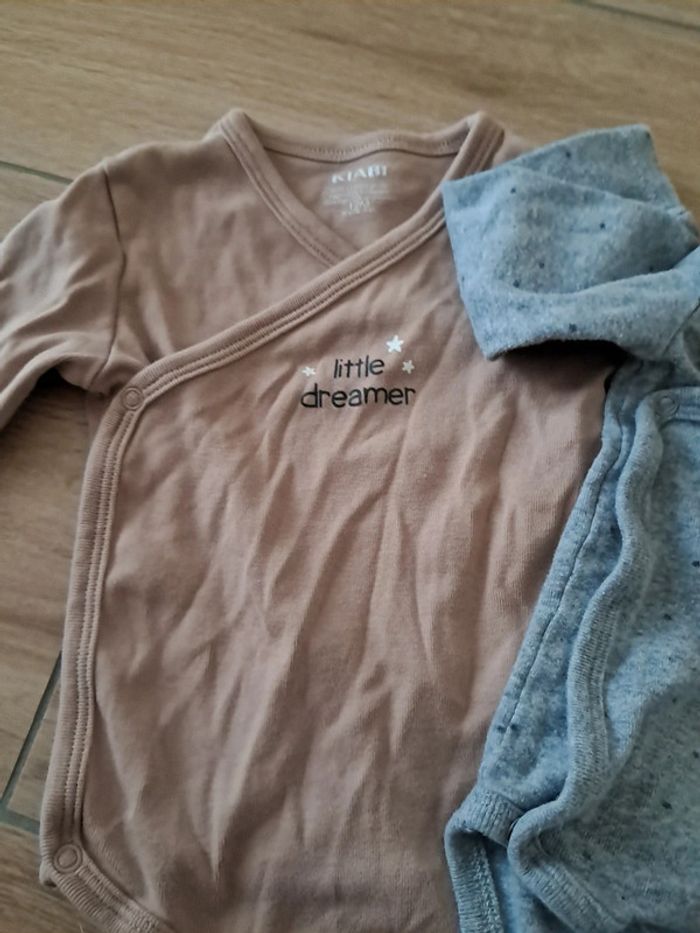 Lot de 2 bodys kiabi 12 mois - photo numéro 3