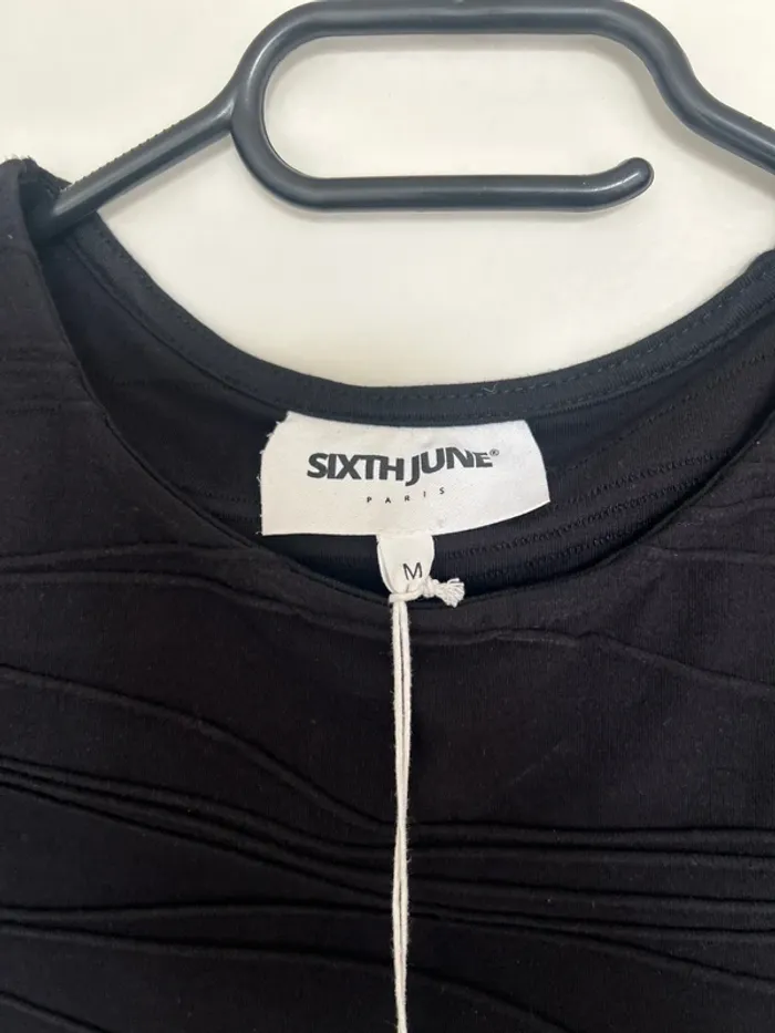 Robe moulante noir Sixth June Paris M - photo numéro 2