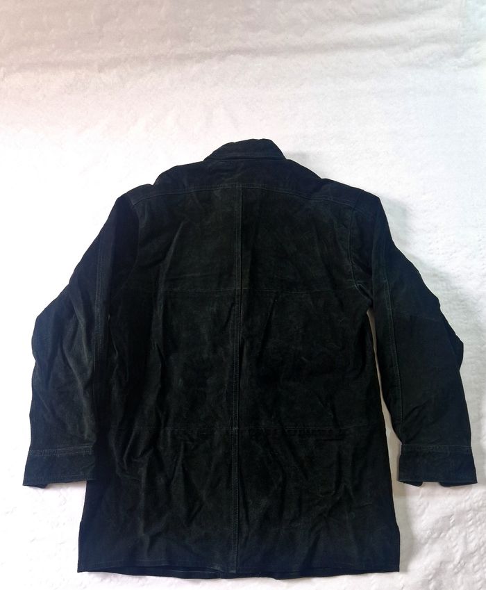 Blouson cuir , long , femme , taille 34 / 36 - photo numéro 10