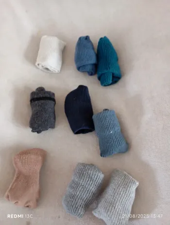 9 paires de chaussettes