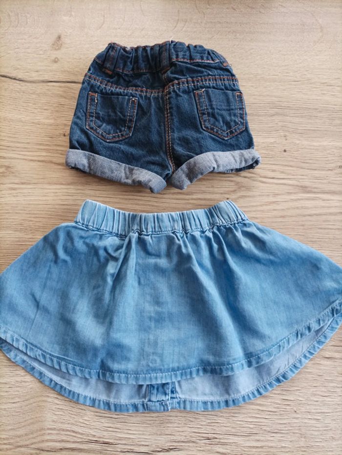 Jupe et short en jean - photo numéro 2
