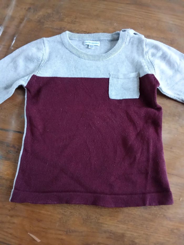 Pull bicolore verbaudet - photo numéro 2