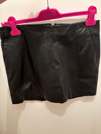 Jupe cuir noir 