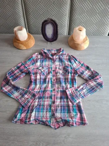 Chemise a carreaux taille 12 ans