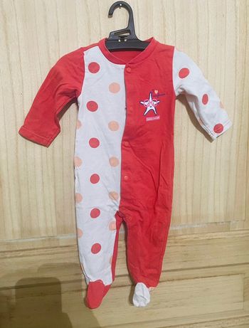 Pyjama mixte dors-bien coton ouverture à l’avant 6 mois