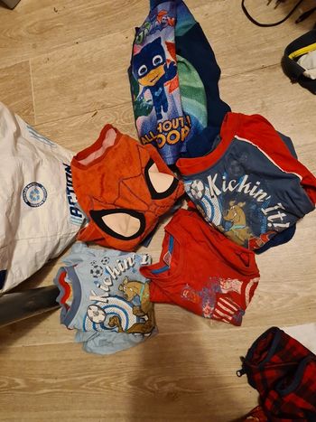 Lot pijama scoobydoo pyjamasque spidey