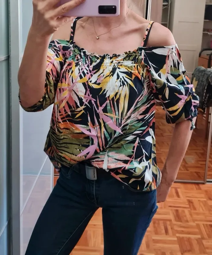 Blouse fleurie T38