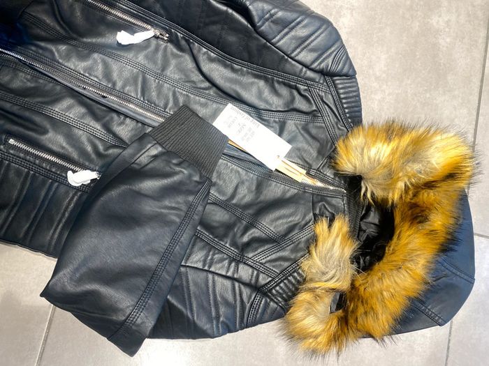 Veste simili cuir - photo numéro 2