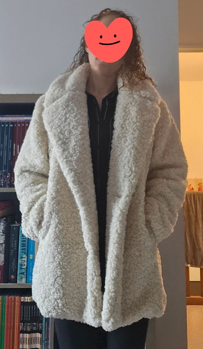 Manteau moumoute zara - photo numéro 5