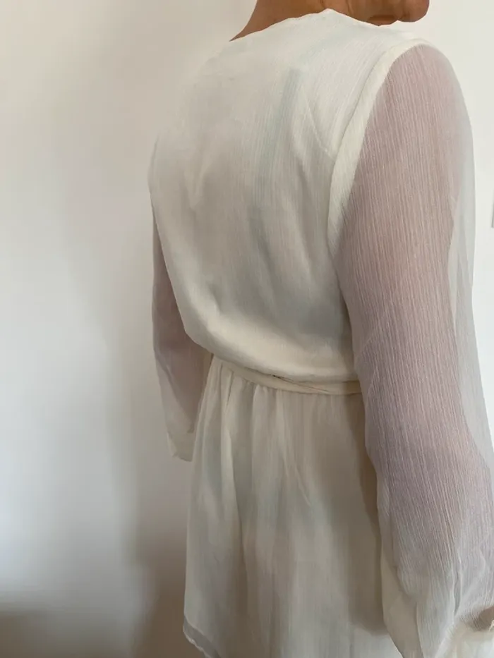 robe na-kd crème taille 36 neuve - photo numéro 3