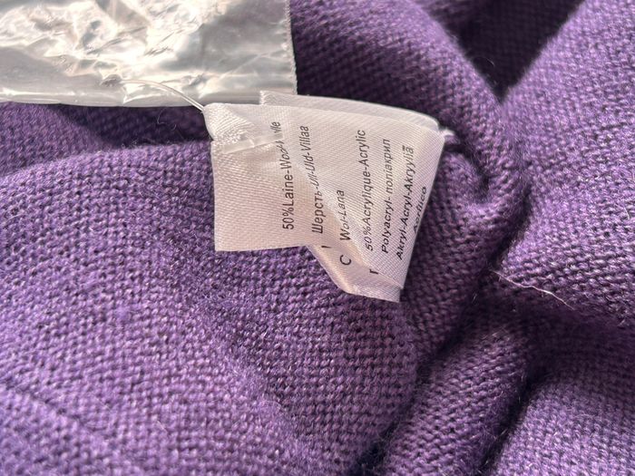 Gilet boutonné mauve Daxon - Taille 54 - photo numéro 5